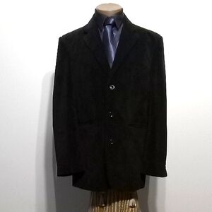 Smooth & Classic 1pc Men's Black Blazer. by Stacy Adams